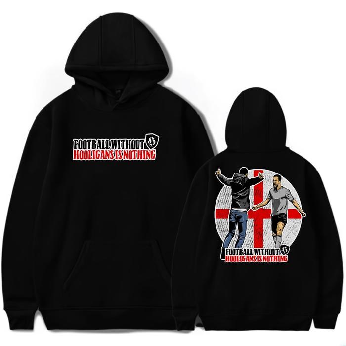 Hoodie hooligans Casual - hooligans is nothing / Hoodie hitam / Casual  Distro Dewasa Pria/