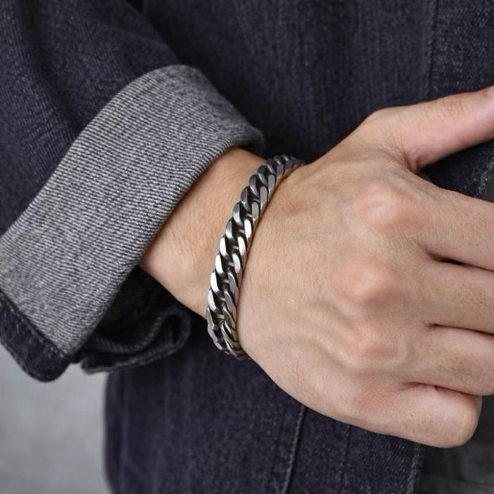 SAINTLAB.ID Atalanta Bracelet - Gelang Pria Stainless Steel 316L Anti Karat Premium Quality Garansi