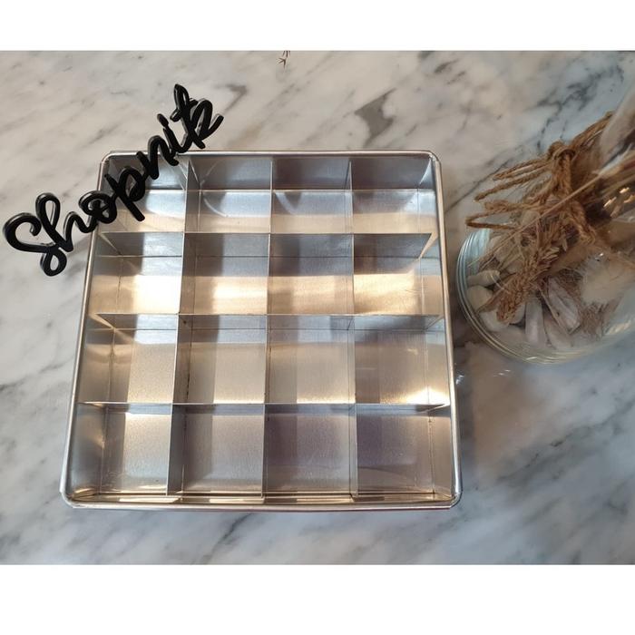 Loyang sekat brownies aluminium