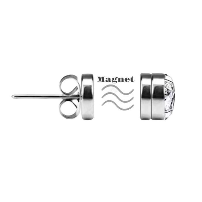 Anting Fake Tindik Berlian Anting Magnet Berlian pria Wanita