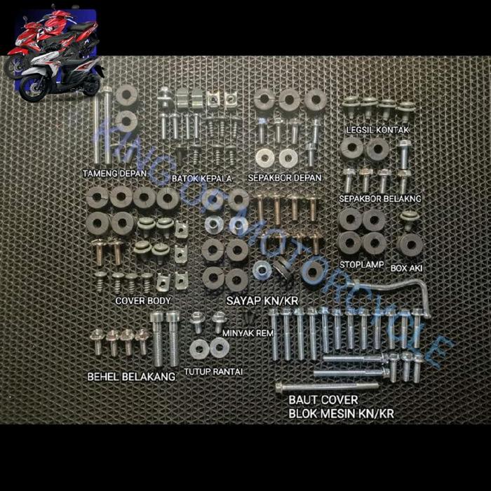 BAUT FULLSET YAMAHA FIZR/FORCE 1(BAUT)     BAUT BODY LENGKAP YAMAHA FIZR/FORCE1(batok kepala)