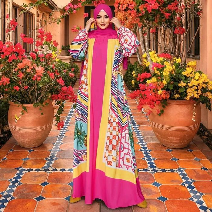 VIZETA Abayat material silk doff premium