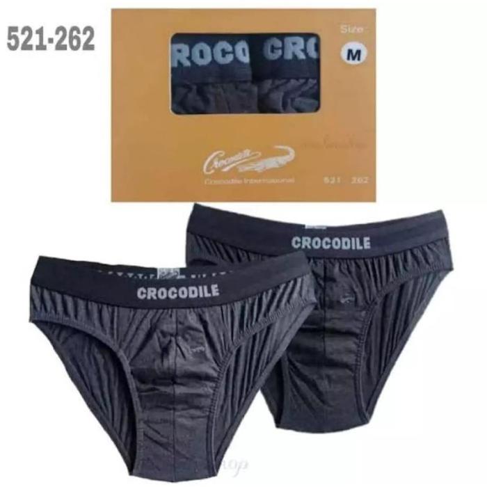 2 Pcs Celana Dalam Pria Dewasa CROCODILE 521-262-Celana Dalam Pria Kemasan Koak