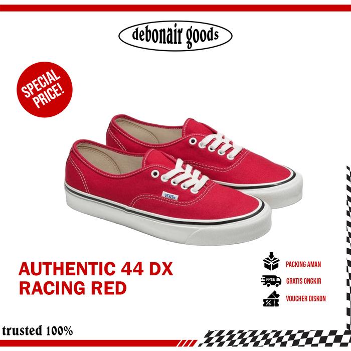 VANS AUTHENTIC 44 DX ANAHEIM FACTORY RACING RED
