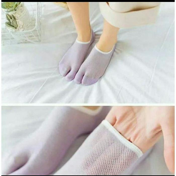 kaos kaki jempol pendek wanita hidden socks invisible