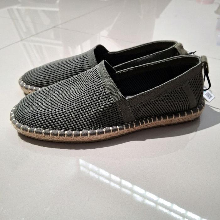 ZARA SEPATU KNIT SLIP ON ESPARDILE BARU ASLI ORIGINAL