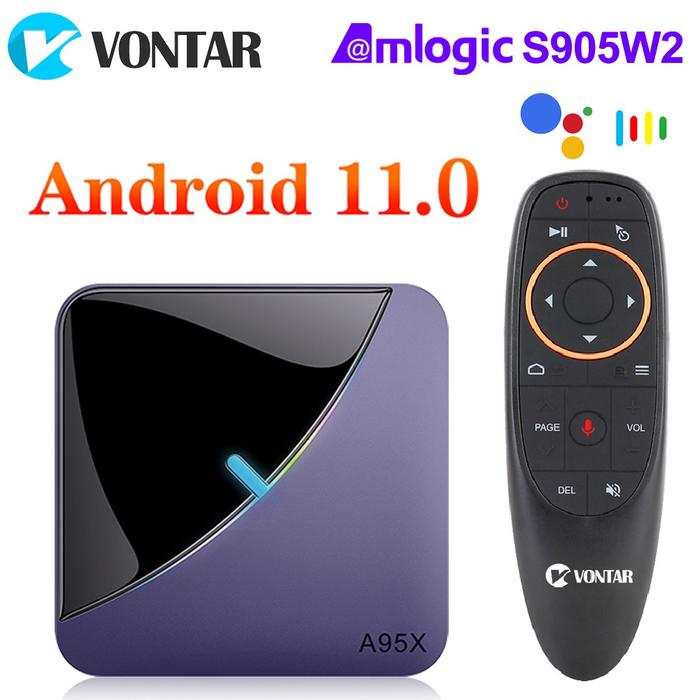 VONTAR A95X F3 Air II RGB TV BOX Android 11 Amlogic 4GB RAM 64GB 32GB