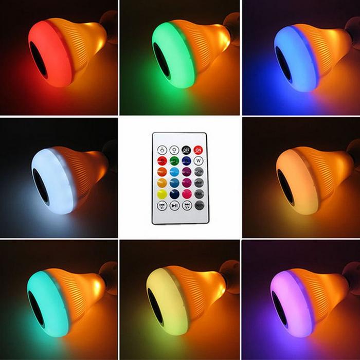 Bohlam LED Bohlam Musik Bluetooth Bohlam Remote Control Musik Bohlam