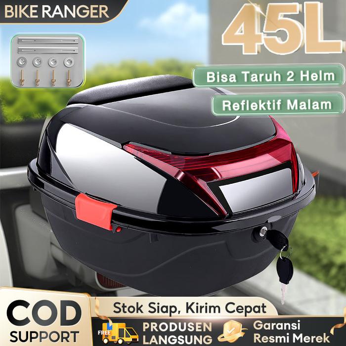 Anchi Box Motor Belakang box motor Bagasi Motor Listrik Dipertebal Universal Tail Box Kapasitas Tas