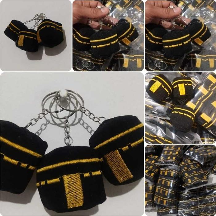 Gantungan Kunci Miniatur Ka'bah / Souvenir Oleh Oleh Haji dan Umroh
