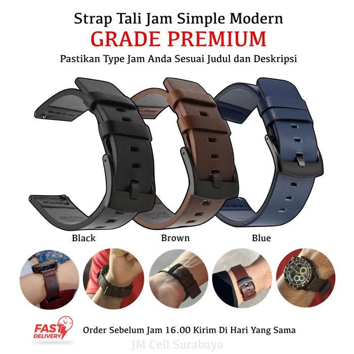 PREMIUM Modern Leather Strap 18mm Untuk Seiko 5 SNK803 SNK805 SNK807 SNK809