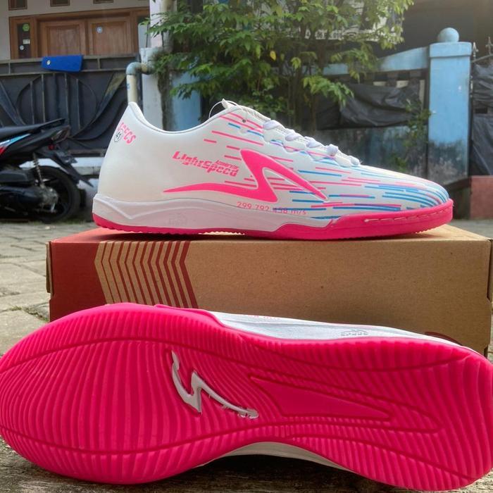 sepatu futsal specs LIGHTSPEED REBORN - PINK, 38