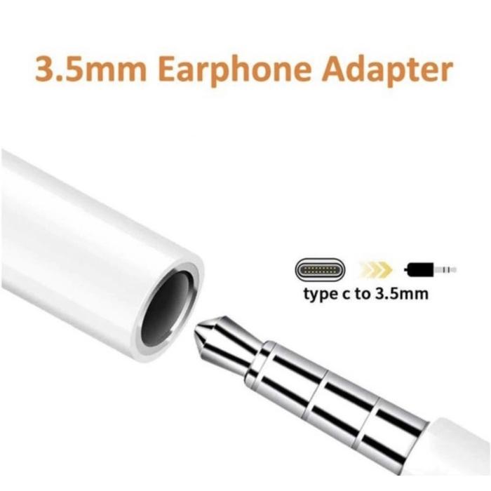 Converter Sambungan Headset Jack Audio Type C