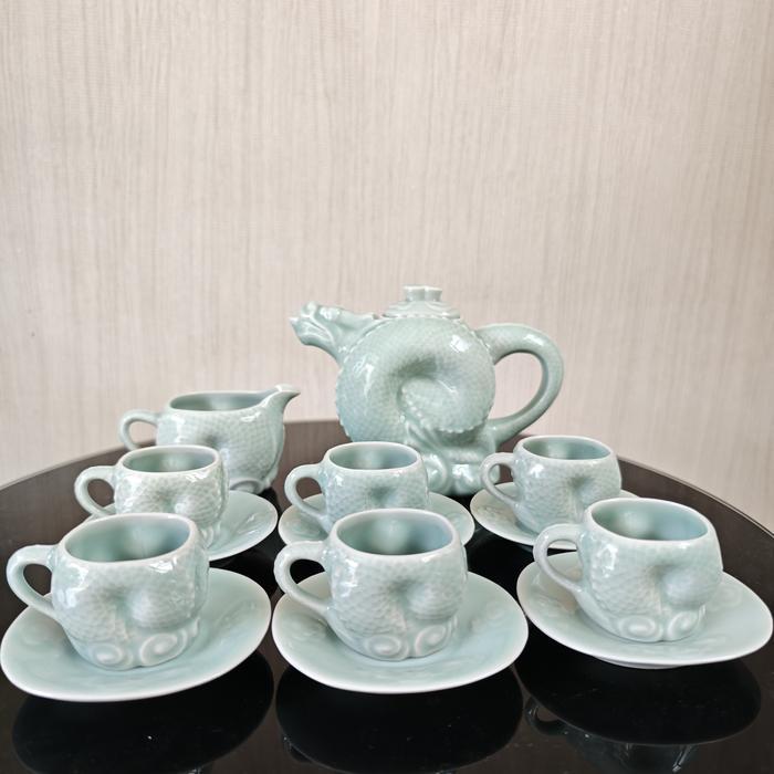 PREMIUM antik / koleksi / lawas teaset naga