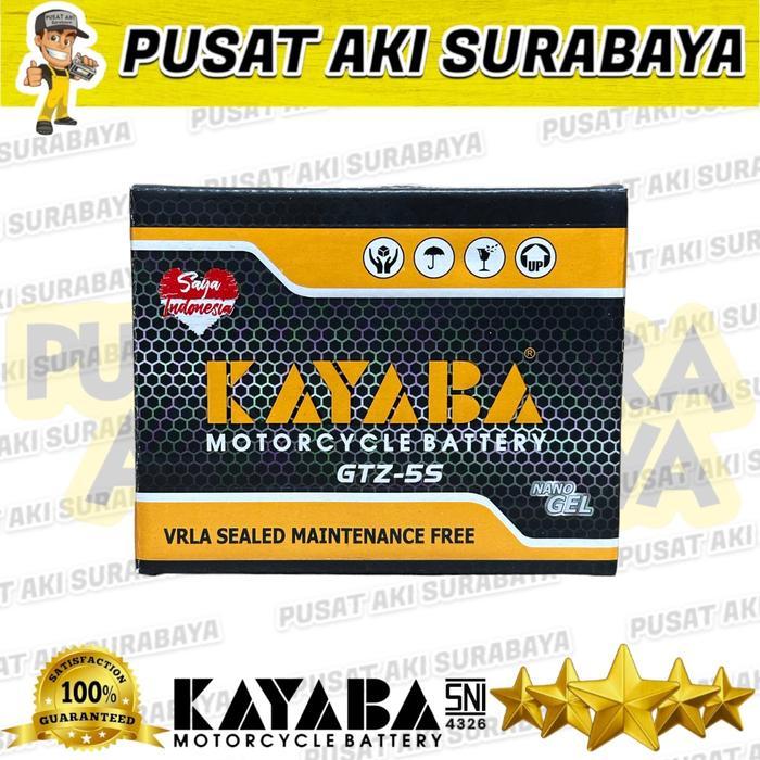 Asli Kayaba Japan Standard Accu Kayaba Gtz5S Aki Kering Motor Beat Fi Terlaris