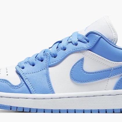 SEPATU SNAEKERS JORDAN LOW BIRU PUTIH PRIA WANITA