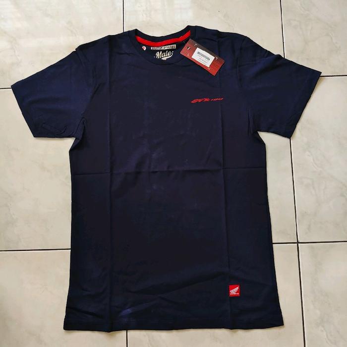 Baju Kaos Tshirt Mekanik Honda Supra GTR 150 size L Navy AHTS0201024