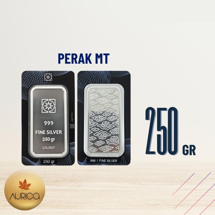 LOGAM MULIA PERAK - SILVER (MT) GRAMASI 250 GR