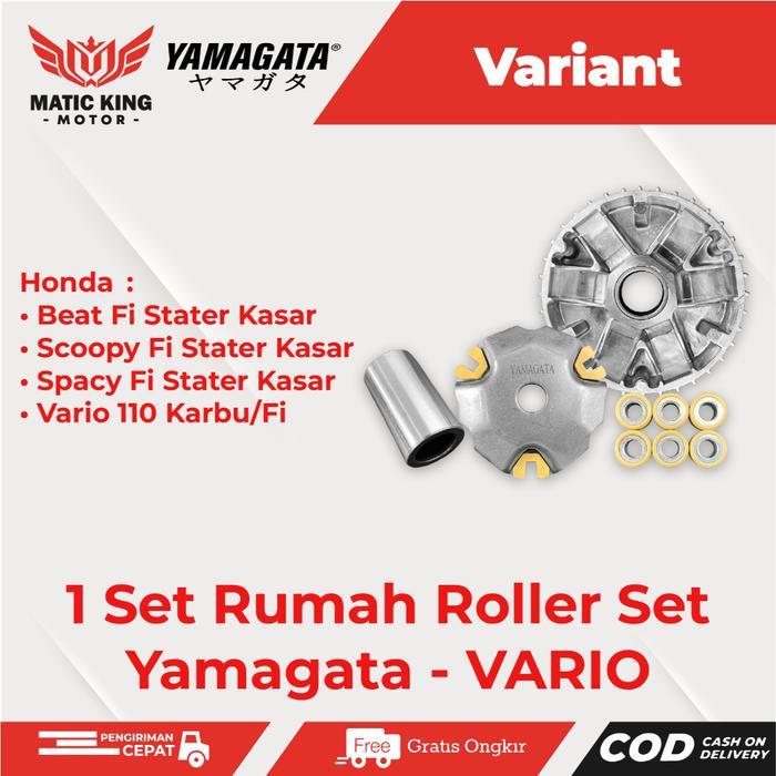 YAMAGATA RUMAH ROLLER SET RUMAH ROLLER SET HONDA BEAT SCOOPY VARIO SPACY INJEKSI FI 110 KZL