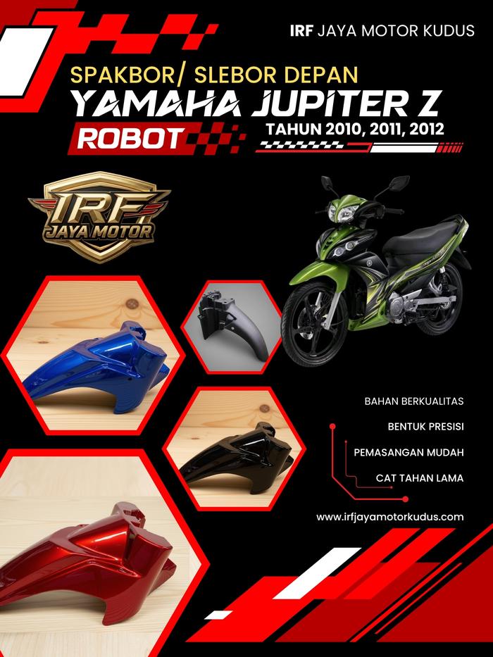 Spakbor/ Slebor Depan Yamaha Jupiter Z Robot Tahun 2010, 2011, & 2012