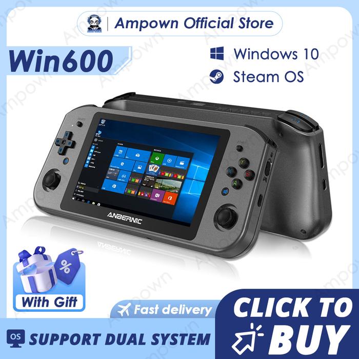 Anbernic Win600 Handheld Game Console 5.94-INCH Portable PC Pocket
