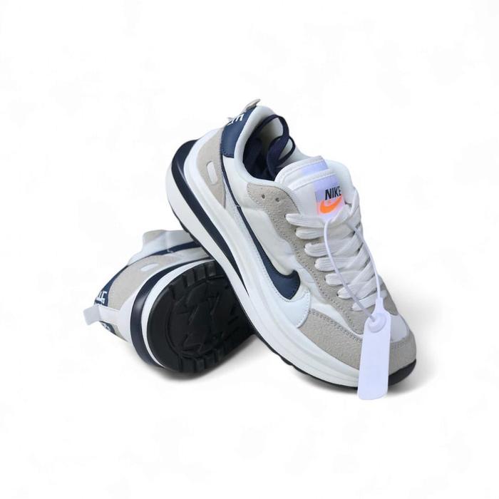 Sepatu Sneakers Pria Nike Air Max Sacai LD-Zero Style – Putih Abu Navy Premium Quality