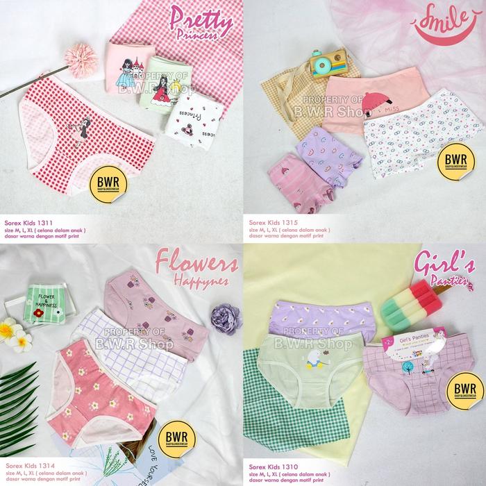 [ 2pc ] CD Boxer Sorex 1303 1310 1311 1312 1313 1314 1315 / Celana Dalam Anak SD / Boxer Anak Peremp