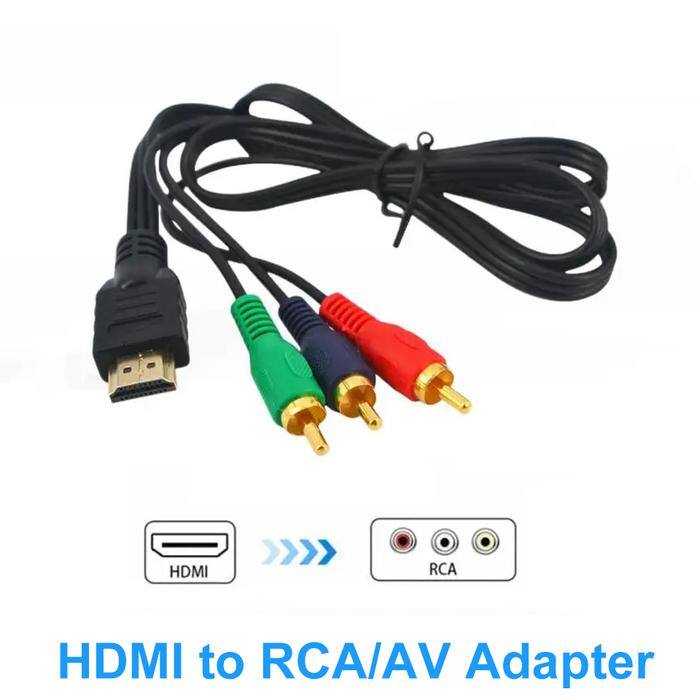 HDMI to AV Converter HDMI to RCA Adapter 1080P Convert Cord Transmitter Connection function Video Co