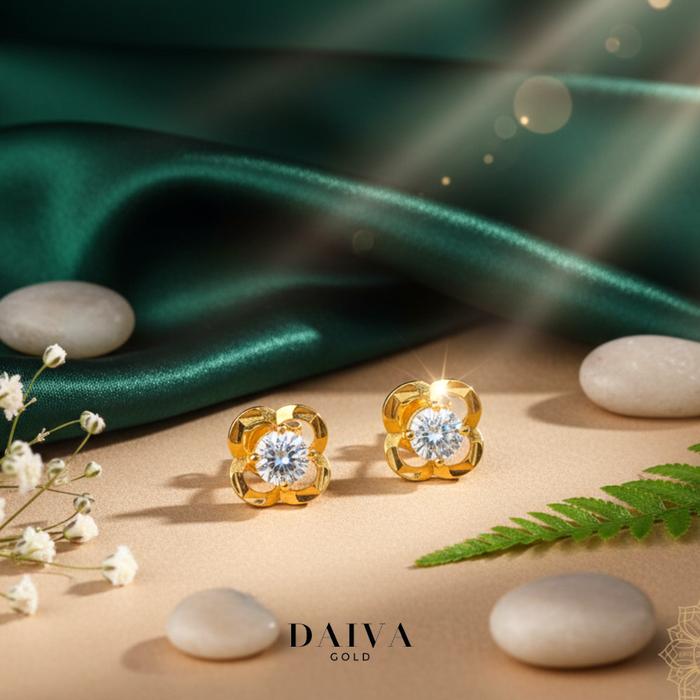 [NEW] Anting Emas Asli Stud Skyler Kadar 700/16K