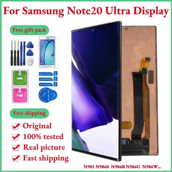 Original Note 20 Ultra 5G AMOLED Display For Samsung Note 20 Ultra