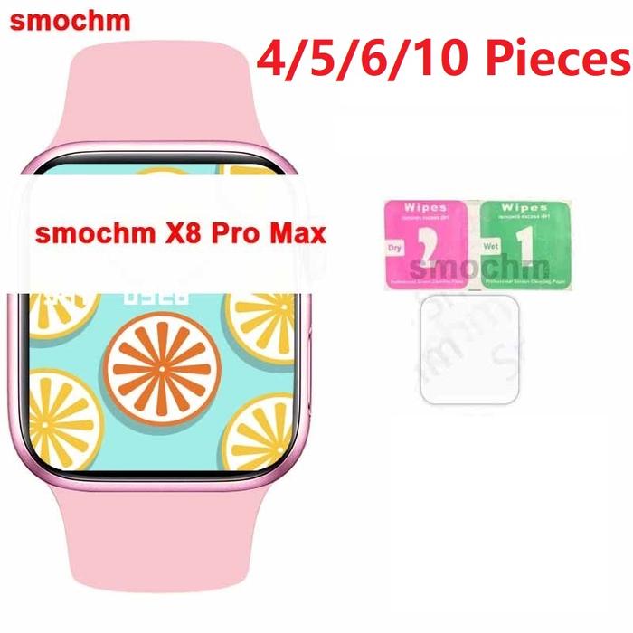 4/ 5/ 6/ 10 Pieces / Lot Smochm IWO X8 Pro Max Smart Watch Customized