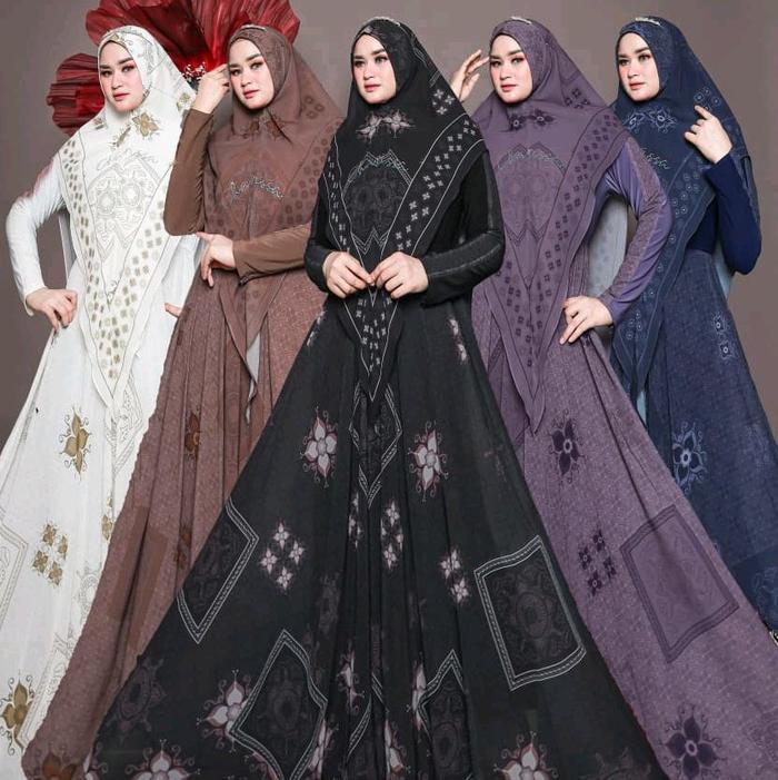 RAYOLA SERIES GAMIS PRINTING SYARI BY CHARISSA SYARI
