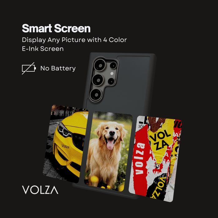 Volza Case for Samsung S23 Ultra S24 Ultra (DIY CASE) Casing Smartphone Layar Metal Protection Grey 