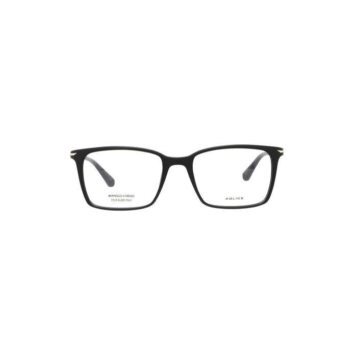 Kacamata Optik Seis Police VPLL62 0U28 s55 Champ Lite3 - Frame Plastik Hitam Bentuk Kotak Full Rim