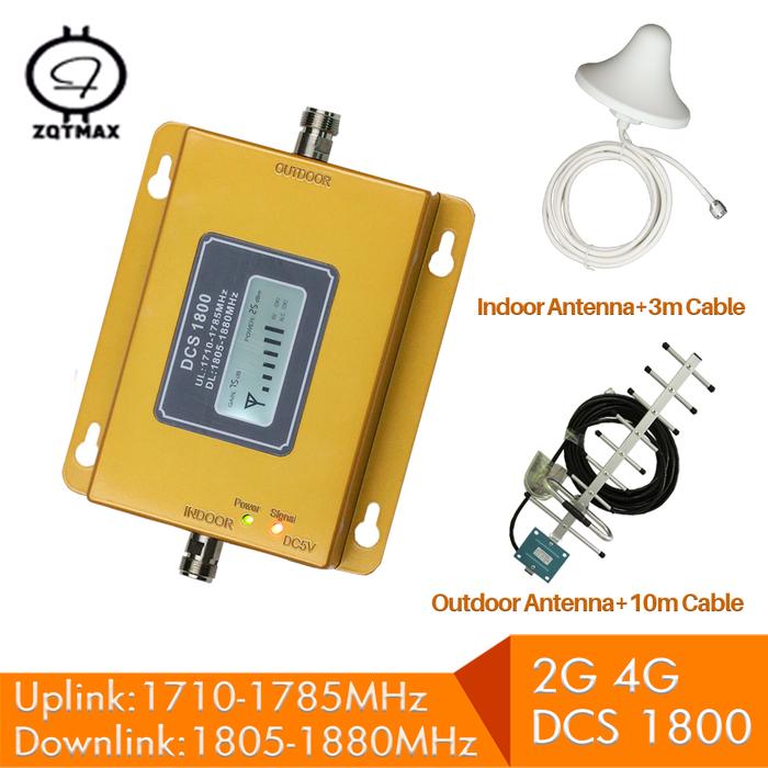 ZQTMAX 2g 4g mobile signal amplifier dcs 1800 repeater gsm 1800MHz