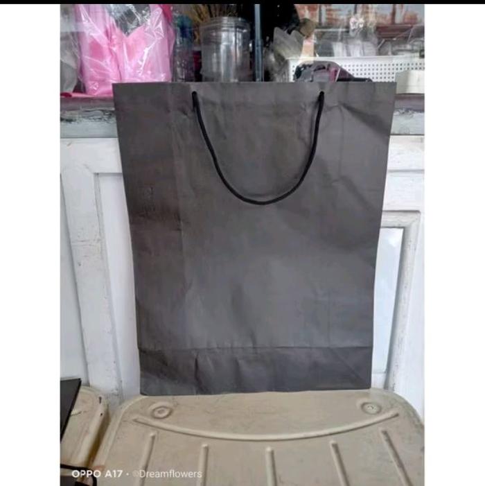 paperbag hitam polos uk 40x30x12