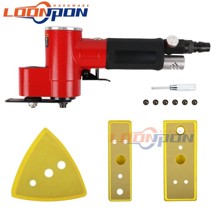 Pneumatic Sandpaper Polisher Triangle Air Random Orbital Sander