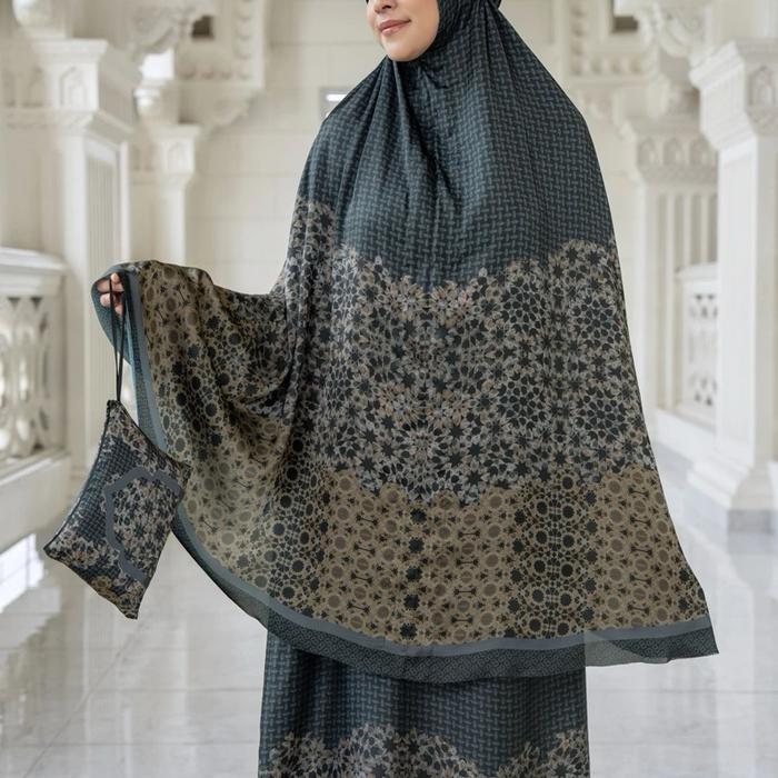 Haramain 2 Prayer Robe Buttonscarves Mukena