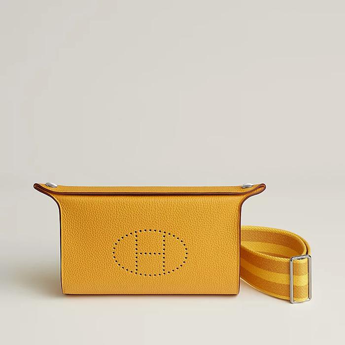 Tas Premium Wanita，HERMES,Jypsiere Mini Shoulder Bag,yellow