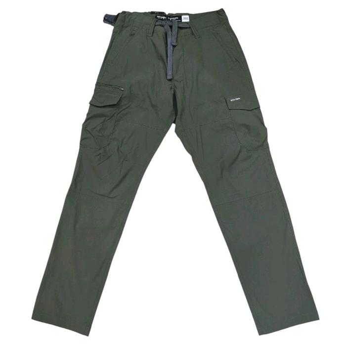 Celana Parasut Cargo Hijau, Oxygen Denim(703-3093)
