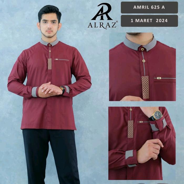 625A (amril) koko lengan panjang manset