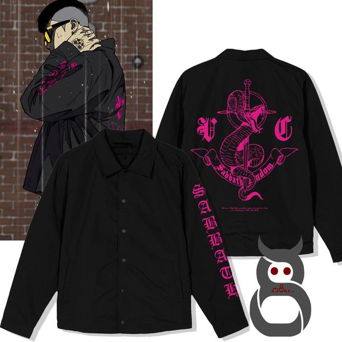 ready stock Jaket Coach WindBreaker Sabbath Wooin Wind Breaker Sabbath Crew