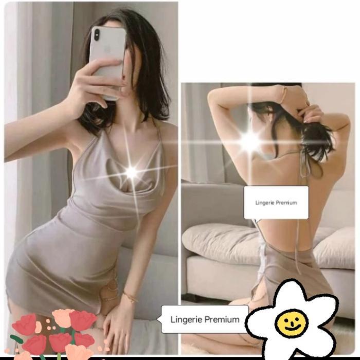 Baju Tidur Wanita Sexy Tali Leher
