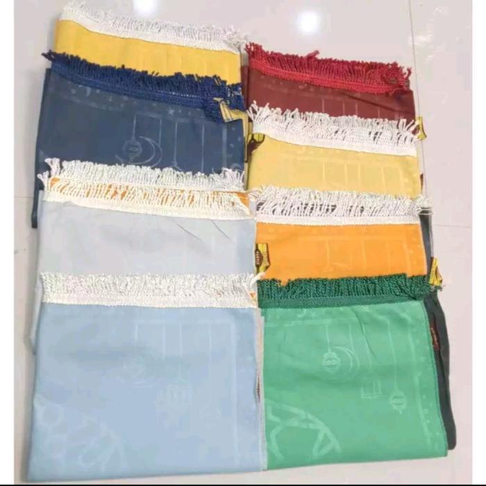 ISI (20PCS) SAJADAH Suede Halus High Quality warna sofr 70×110cm/sajadah suede arbain