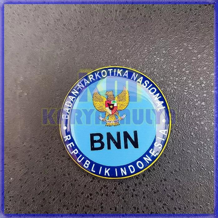 Lencana Pin Logo BNN Pin BNN Bulat - Karya Mulya