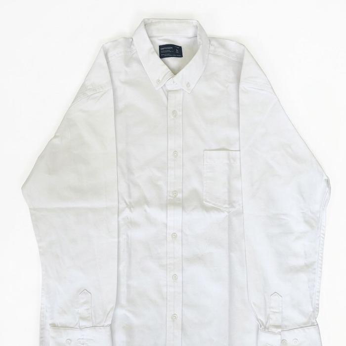 Kent Crew Long Shirt Putih - Kemeja Panjang Pria Warna Putih dengan Desain Klasik dan Nyaman