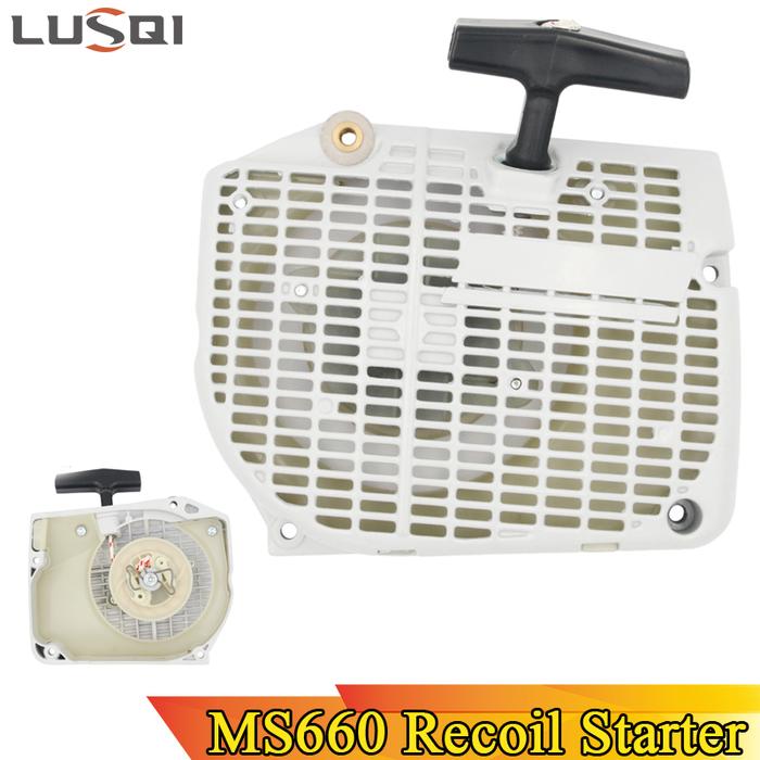 LUSQI Recoil Starter Chainsaw Gasoline Engine Fit Stihl MS660 066 Chain Saw Starter Tools