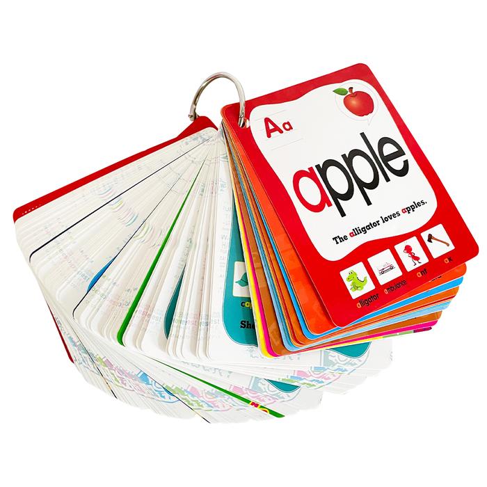 Phonics Cards English Long Vowel Short Vowel Learning Flashcard for