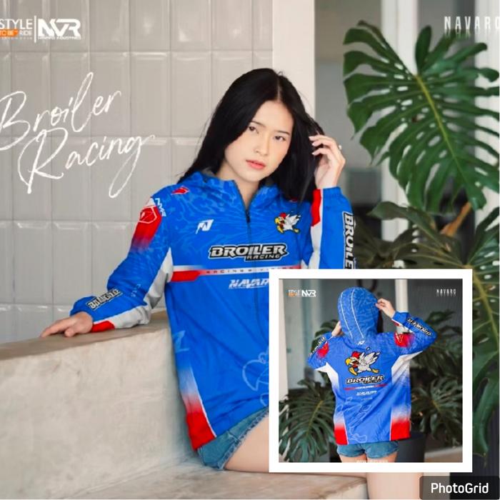 Jaket Parasut BROILER RACING NAVARO Stok Terbatas