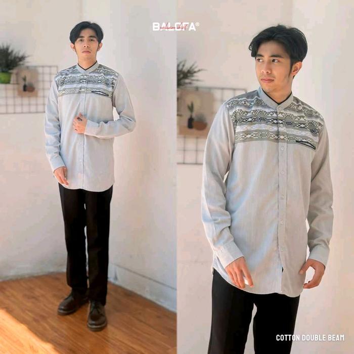 kemeja pria kerah sanghai balofa new motif
